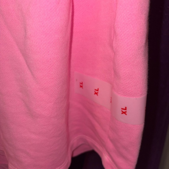 🆕💜 NWT Old Navy Pink High Rise Terry Athletic Shorts XL Pockets Athleisure - Picture 7 of 11